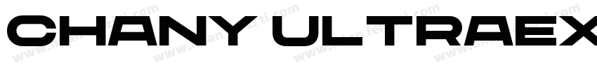 chany ultraextended字体转换